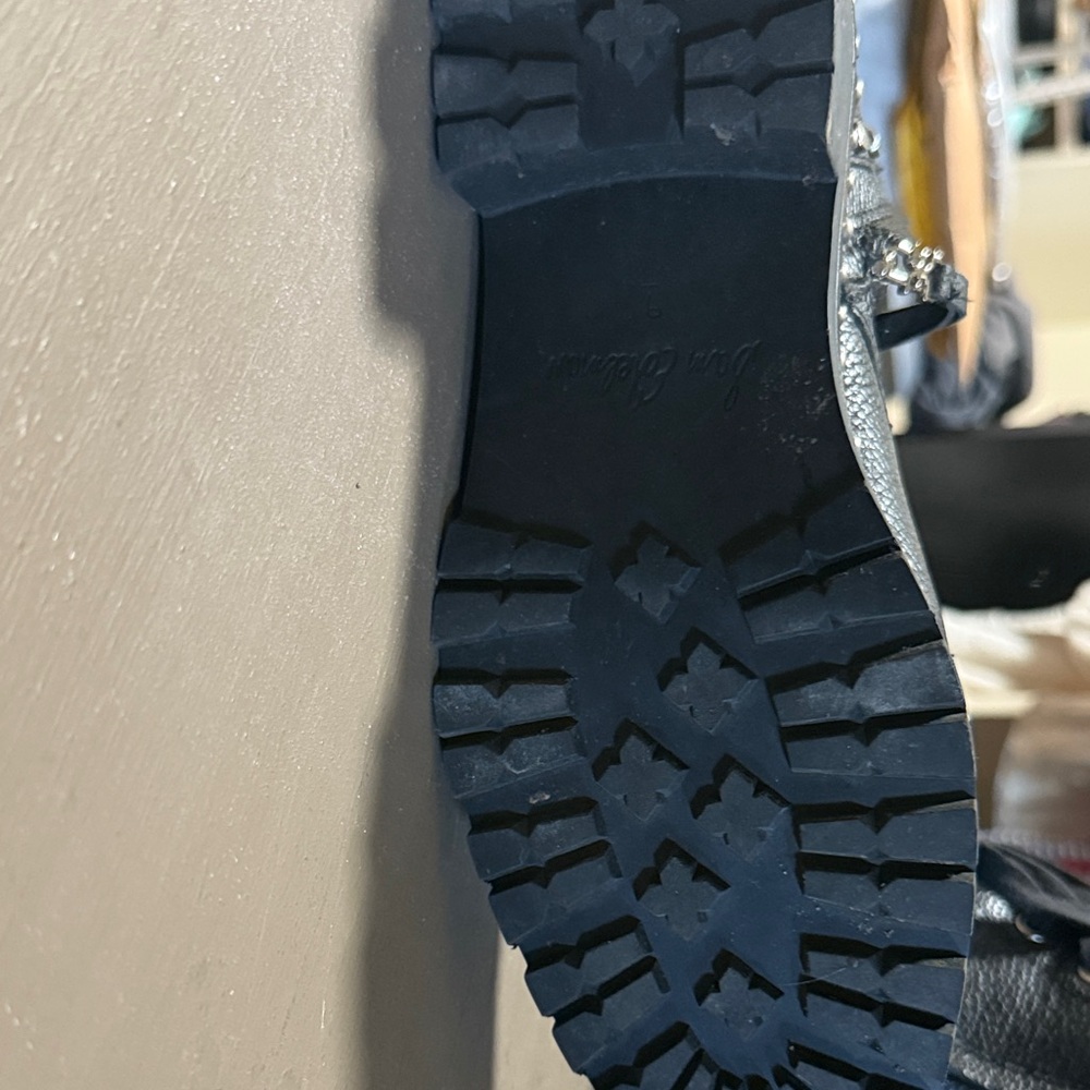 Sam Edelman Black Lace-Up Boots - Picture 5 of 5